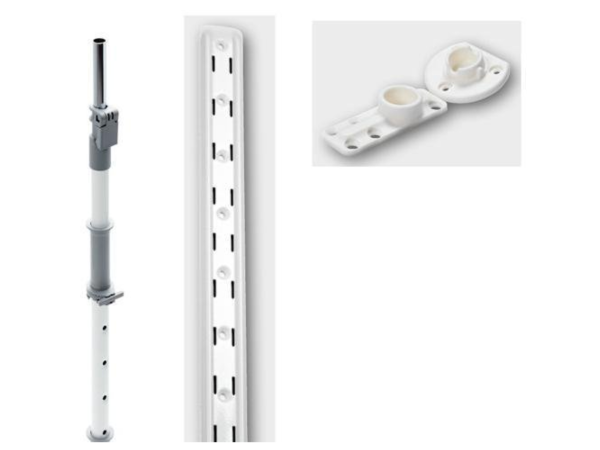 Trục xoay điều chỉnh độ cao Hafele phụ kiện kệ góc xoay 1/2 cho tủ góc 541.32.304